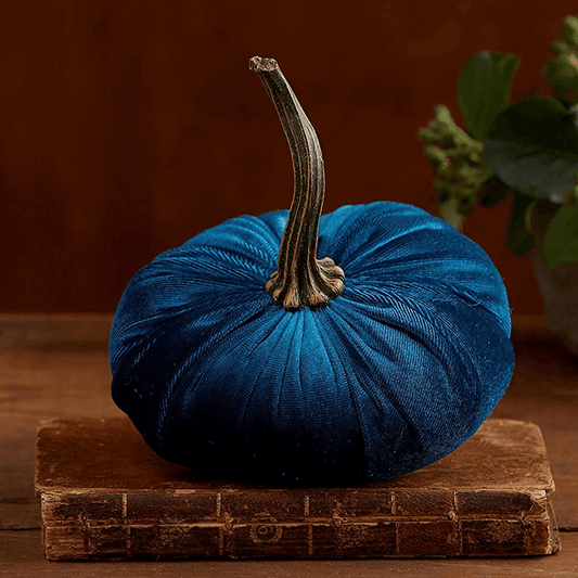 Plüsch Samt Kürbis Deko Halloween | Weich Gefüllt, Vielseitig als Kissen oder Dekoration | Ideal für Herbst, Halloween und Feiern