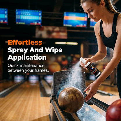 Professioneller Bowlingballreiniger Frischt Grip Auf | Sprühen & Wischen | BallBright