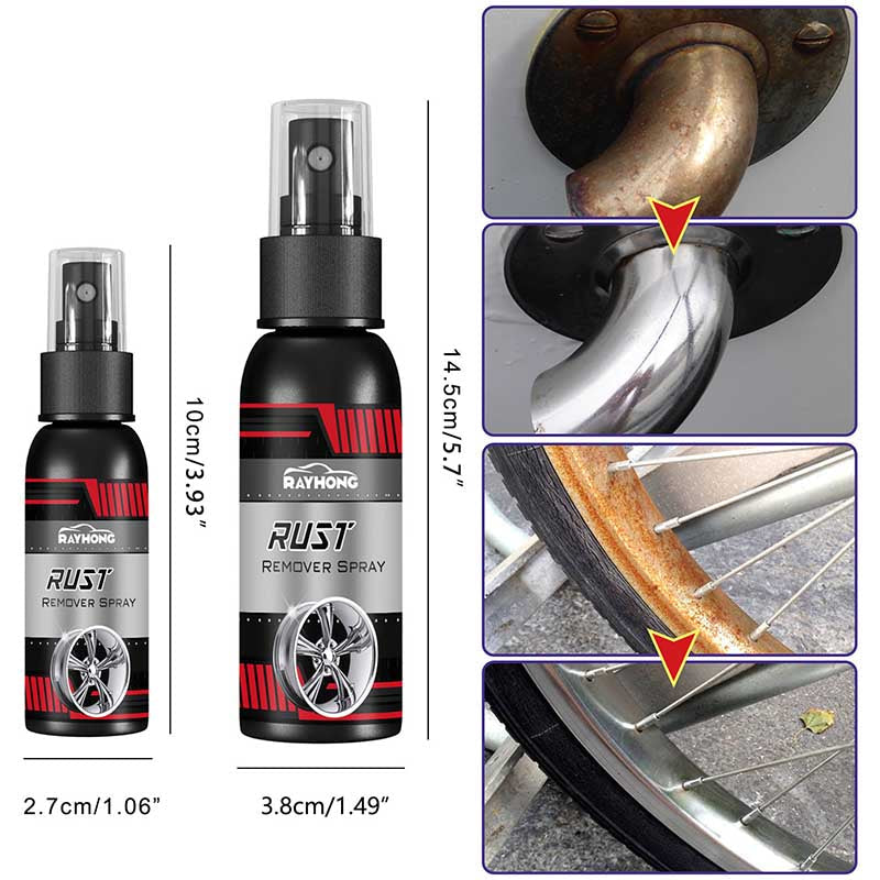 Rostentferner-Spray | Schnell wirkende Formel | Schutzschicht gegen Korrosion | IronShield