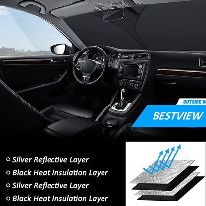 SunVisor™ Ausziehbarer Auto-Sonnenschutz Für Windschutzscheiben | 1+1 GRATIS