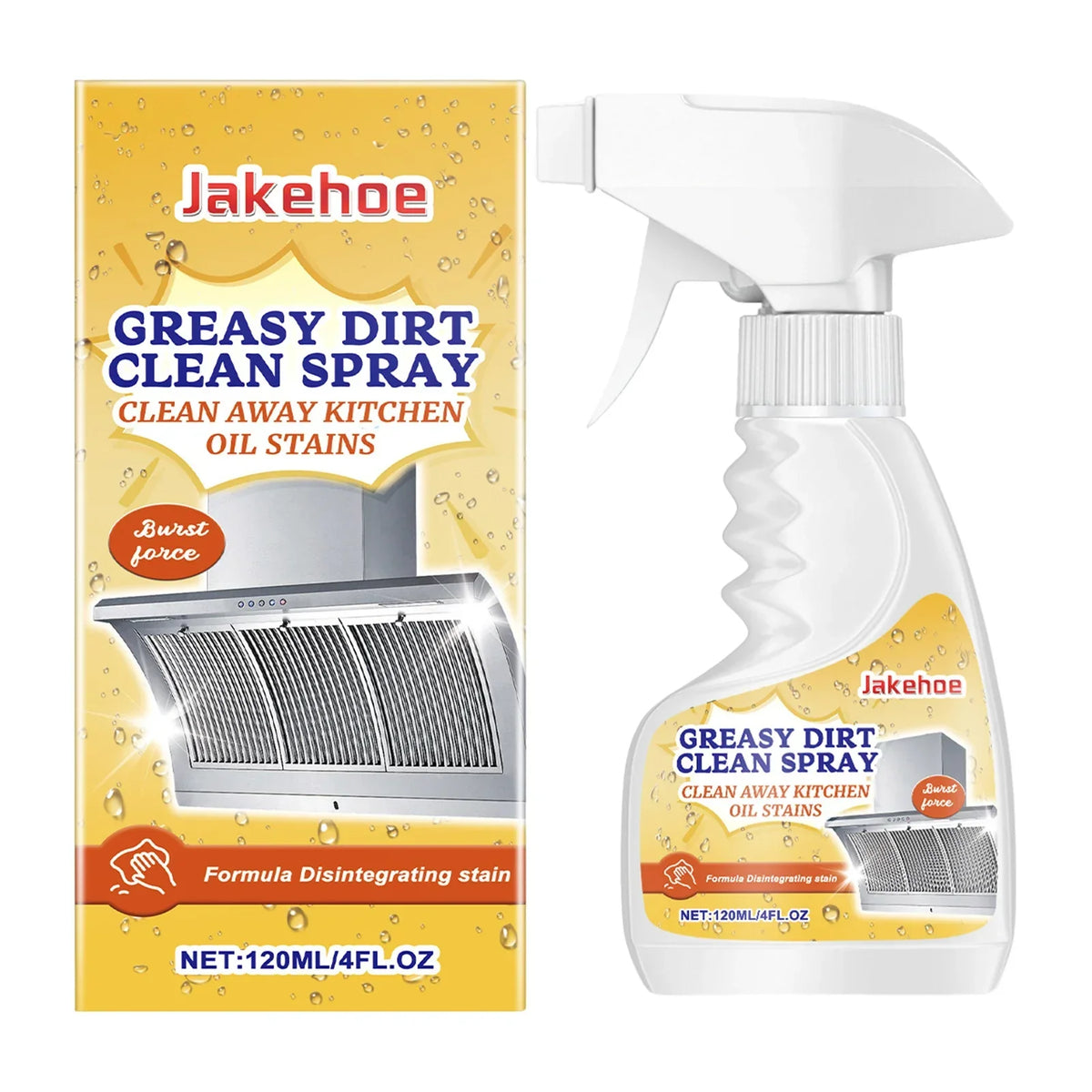 GreaseOff Pro™ – Kraftvolles Küchen-Öl- & Fettentferner-Spray 120ml | 1+1 GRATIS