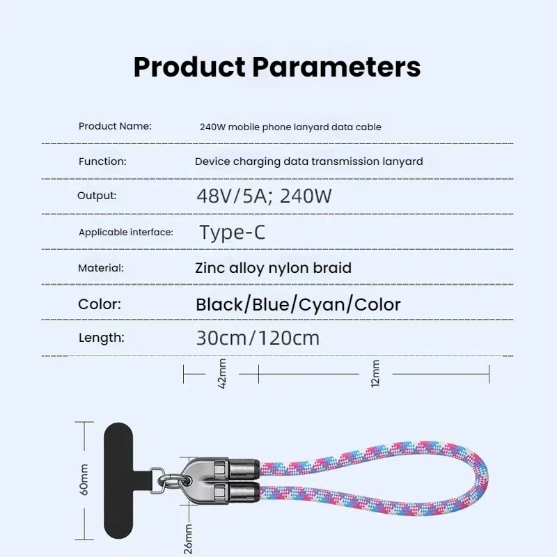 PowerLink™ – 240W PD Schnelllade-Kabel | 1+1 GRATIS