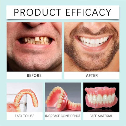 SmileGuard™ Silikonprothesenset – Lächeln Sie den ganzen Tag selbstbewusst ohne Verrutschen oder Schmerzen