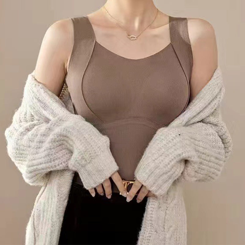Thermisches Tanktop mit BH | Formend & Nahtlos | Warm & Bequem | TankTop