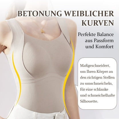 Thermisches Tanktop mit BH | Formend & Nahtlos | Warm & Bequem | TankTop
