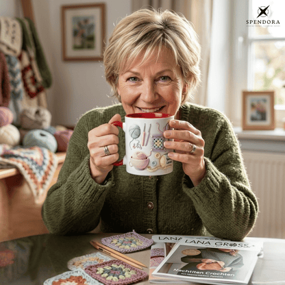StitchMuse — Kreative Keramik Tasse | 1+1 GRATIS