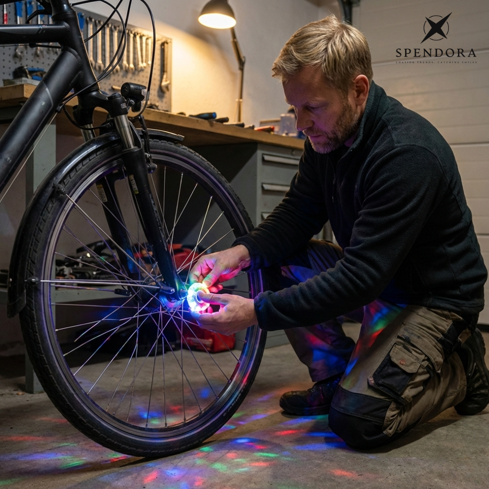 GlowWheel – Bewegungs-Fahrradlicht | 1+1 GRATIS