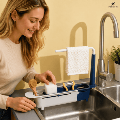 StreamlinePro — Küchen-Spülbecken Regal-Organizer | 1+1 GRATIS