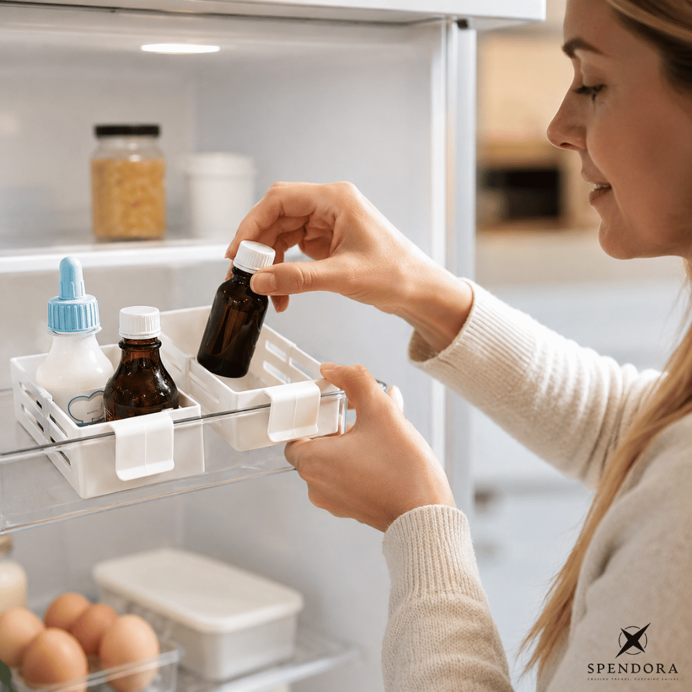 CrispEdge — Kühlschrank-Trenner für perfekte Ordnung  8 Stück | 1+1 GRATIS