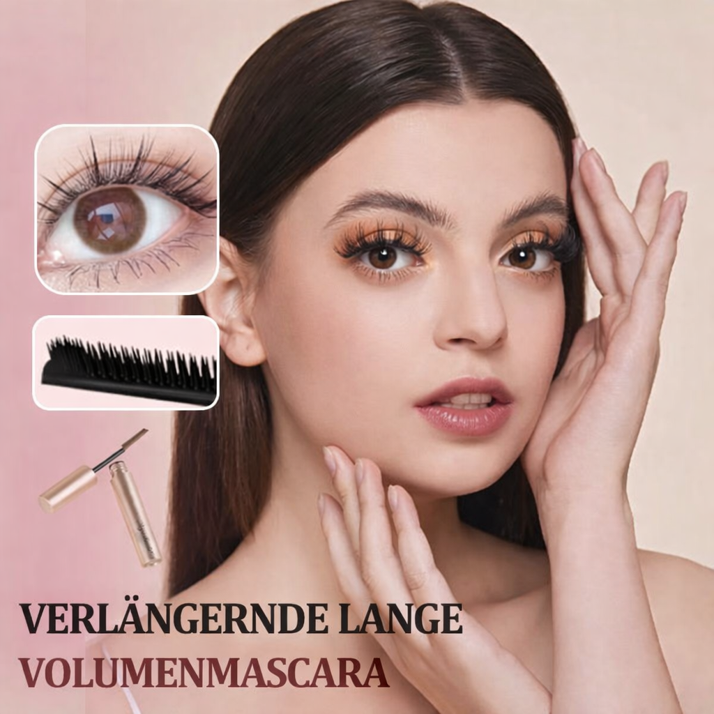 Wasserfeste Mascara Volumen | Länge & Definition | Präzisionsbürste | SwiftLash