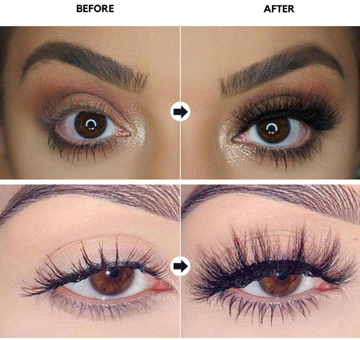 Wimperntusche | Wimpernmascara 5D | Längerer & Voluminöser Look | Lashora