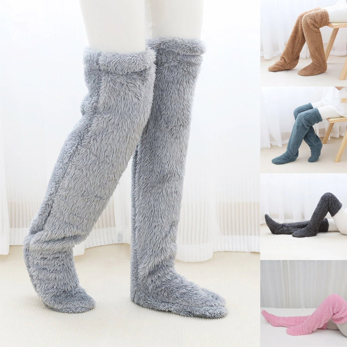 FeatherHug - Gänsedaunen-Kniesocken | 1+1 GRATIS