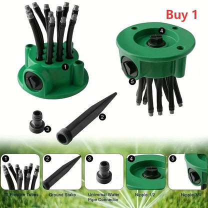 LushLawn — Flexibler Gartensprinkler | 1+1 GRATIS