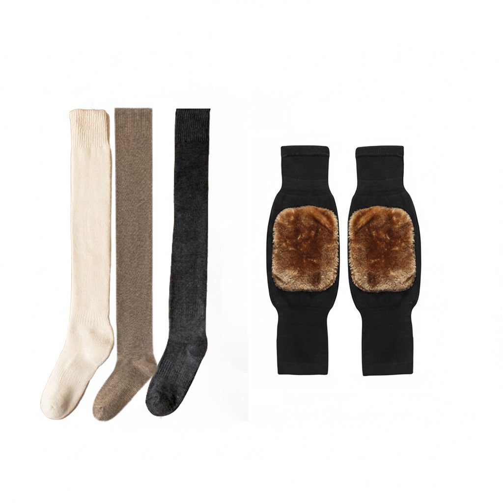 Stella — Gemütliche atmungsaktive Socken mit dehnbarem Sitz | 1+2 GRATIS