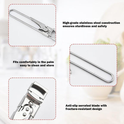 EasyGrip – Der praktische Edelstahl-Glasöffner | 1+1 GRATIS