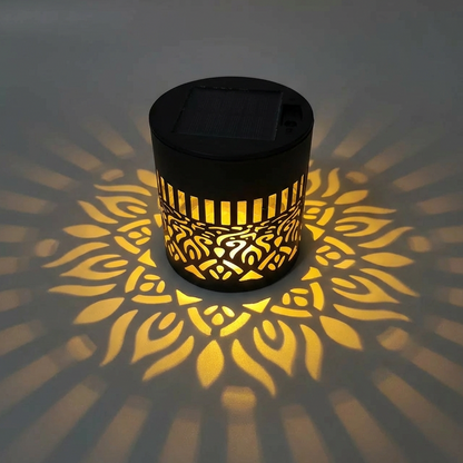 LumaHalo — Mandala Solarleuchte Außen | 1+1 GRATIS