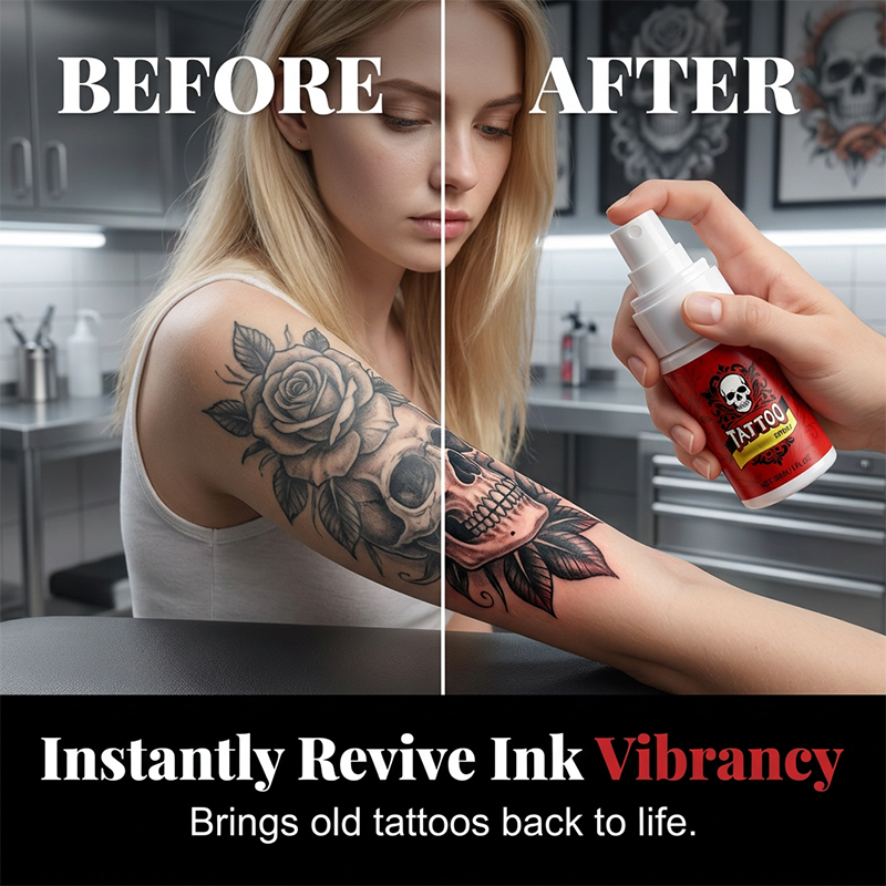 InkRevive — Tattoo-Pflegespray | 1+2 GRATIS