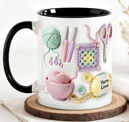 StitchMuse — Kreative Keramik Tasse | 1+1 GRATIS