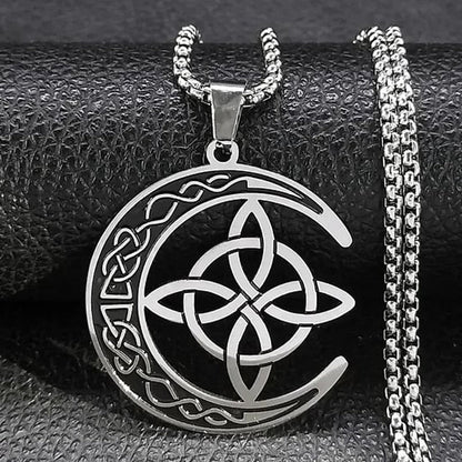 LunaForge – Symbolische Mondkette | 1+1 GRATIS