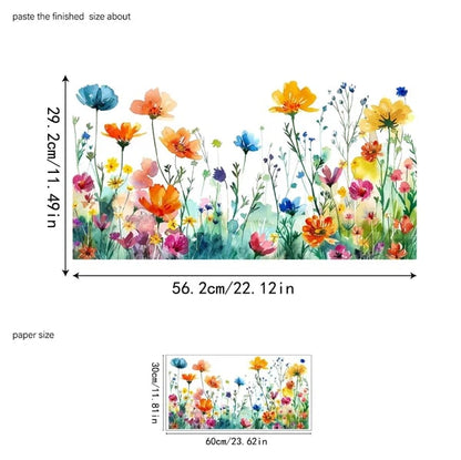 BloomView™ Farbenfroher Fensteraufkleber | 1+1 GRATIS