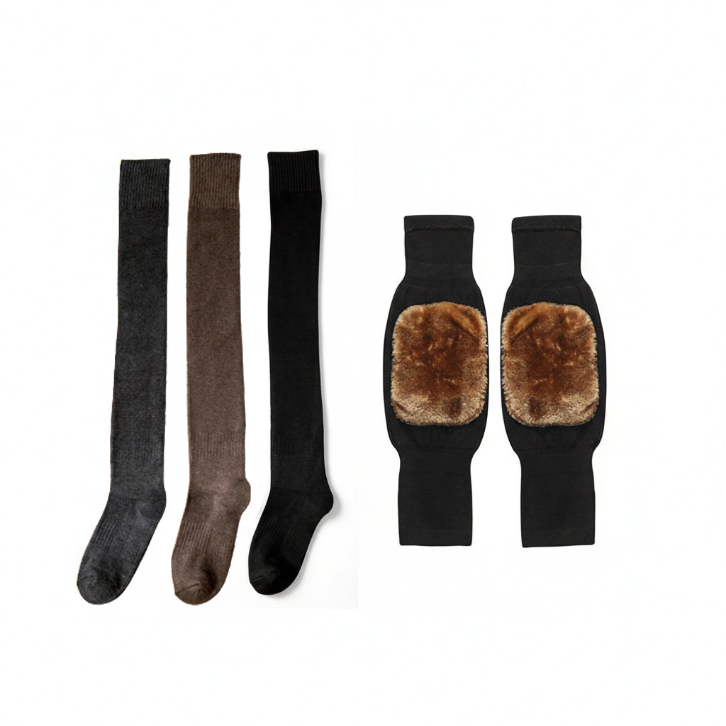 Stella — Gemütliche atmungsaktive Socken mit dehnbarem Sitz | 1+2 GRATIS