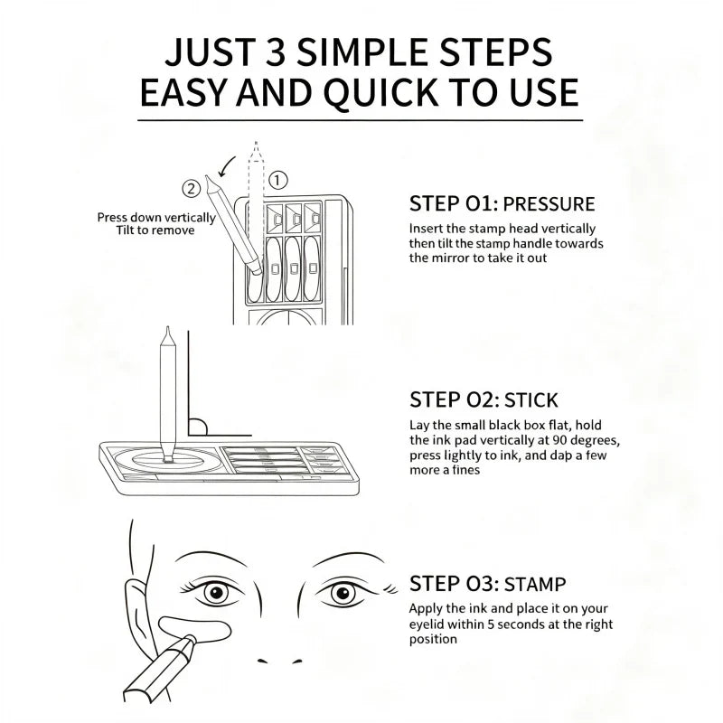 VeroStampa — Makelloses Augen-Stempelset | 1+1 GRATIS