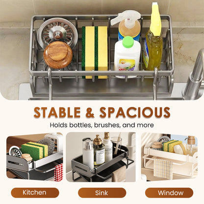 FlowNest — Spülbecken-Abtropfschale-Organizer | 1+1 GRATIS