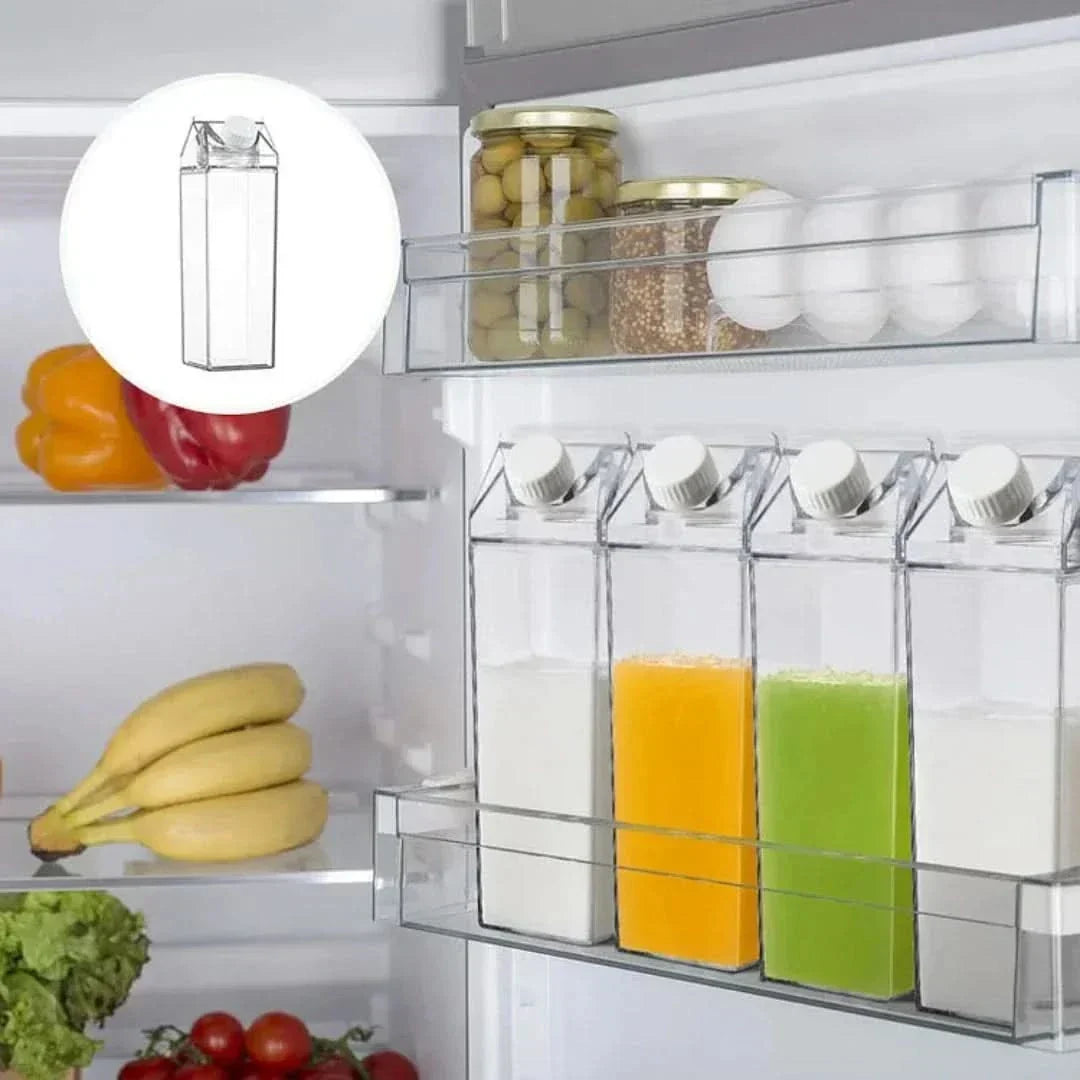 ClearPour – Transparenter Milchkarton | 1+1 GRATIS