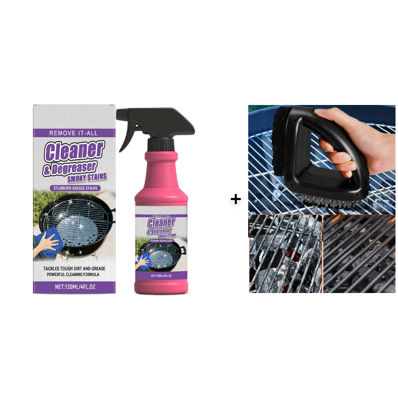 GrillClean Pro — Fettlöser-Spray | 1+1 GRATIS