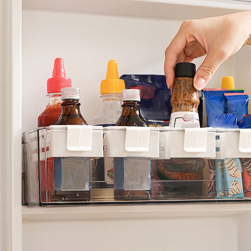 CrispEdge — Kühlschrank-Trenner für perfekte Ordnung  8 Stück | 1+1 GRATIS
