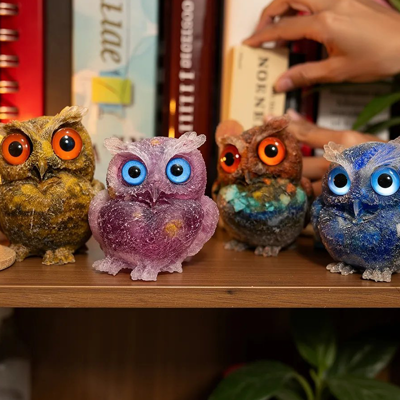 CharmOwl — Verspielte Eulenfigur Dekoration | 1+1 GRATIS