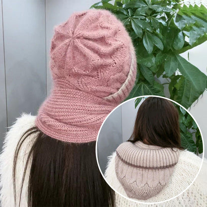 Mia – Damen-Wintermütze mit Schal und winddichtem Ohrenschutz | 1+1 GRATIS