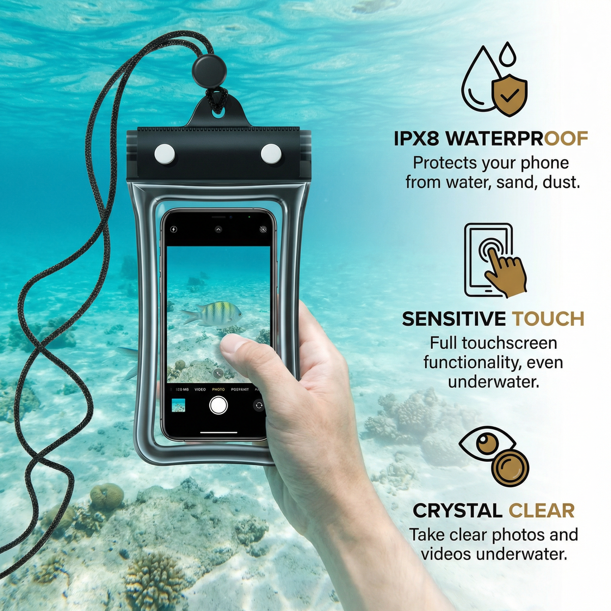 Phone Guardian — Wasserdichte Handyhülle | 1+1 GRATIS