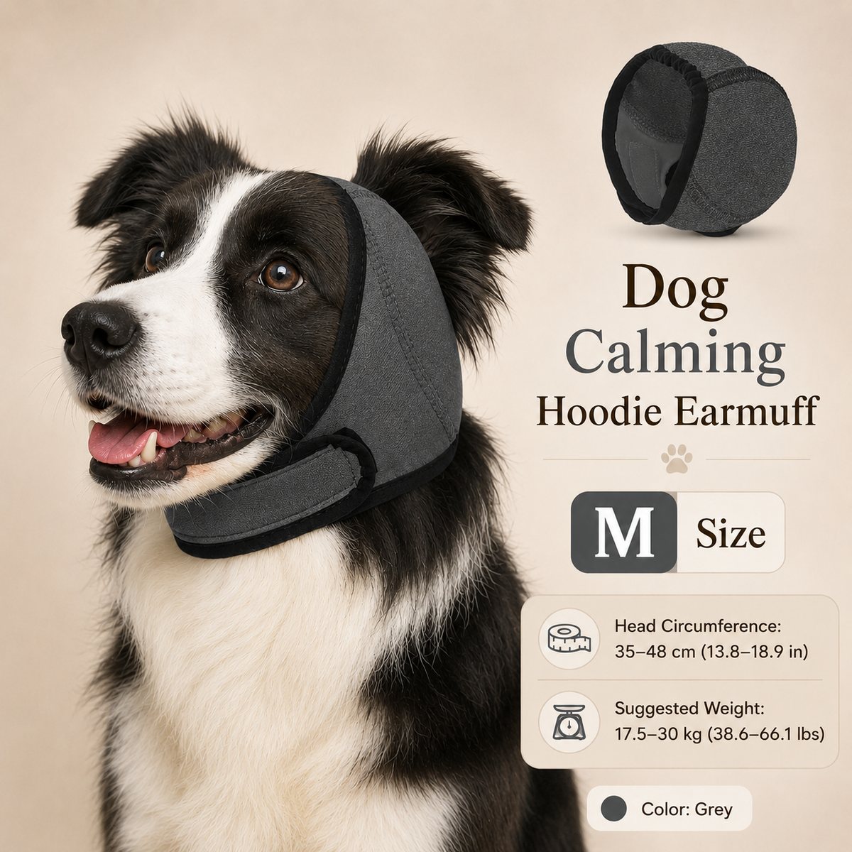CalmPaw Shield — Beruhigender Hunde-Hoodie | 1+1 GRATIS
