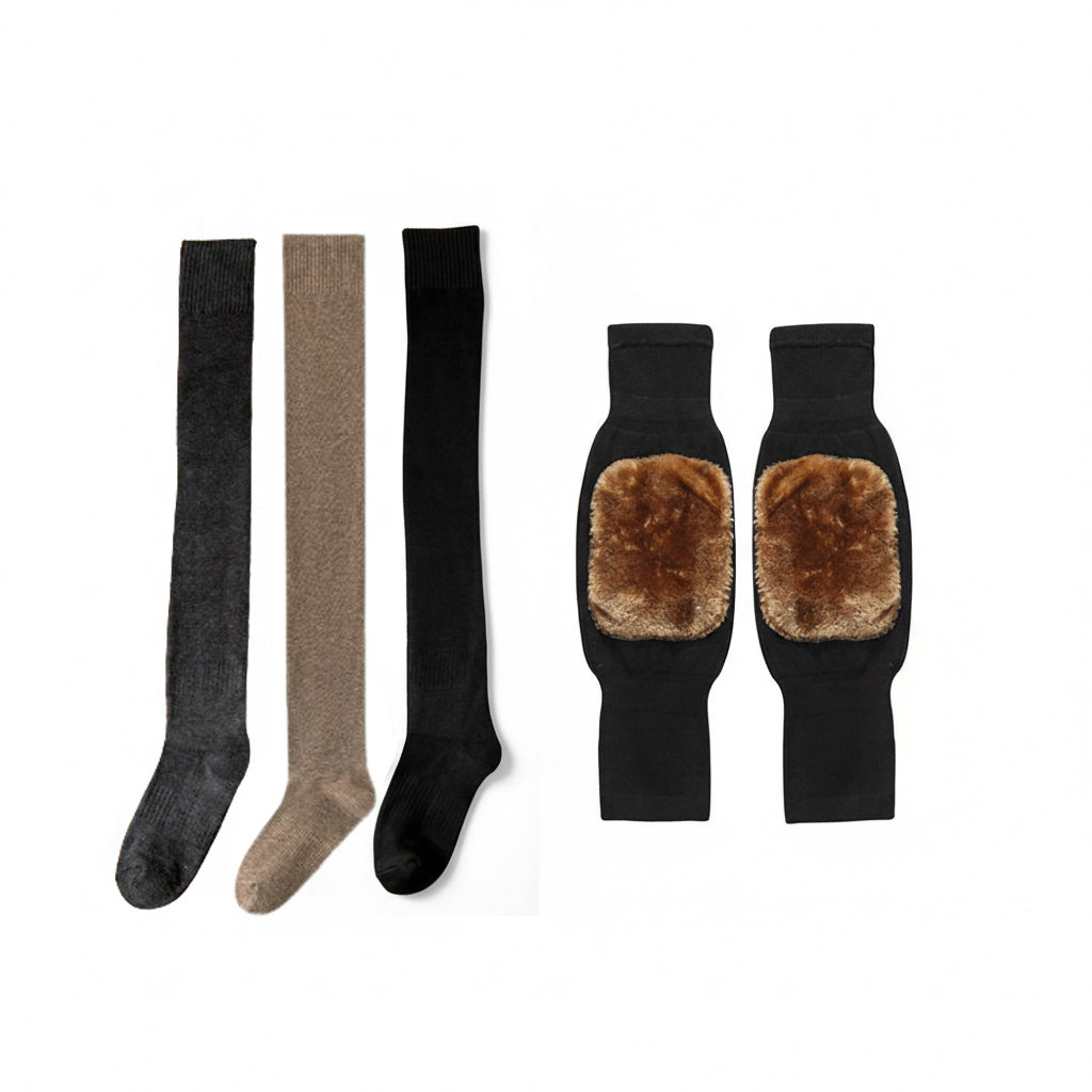 Stella — Gemütliche atmungsaktive Socken mit dehnbarem Sitz | 1+2 GRATIS