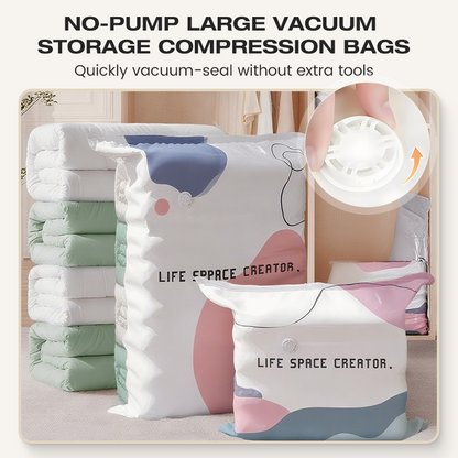 SpaceSaver — Vakuum-Aufbewahrungsbeutel | 1+1 GRATIS