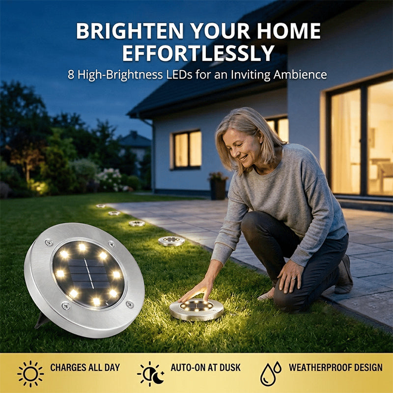 LumaVibe — Solar Gartenleuchten Set | 1+1 GRATIS