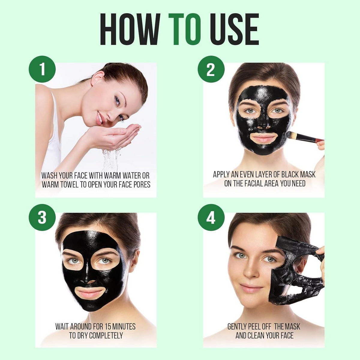 PureGlow - Mitesser entfernende Gesichtsmaske | 1+1 GRATIS