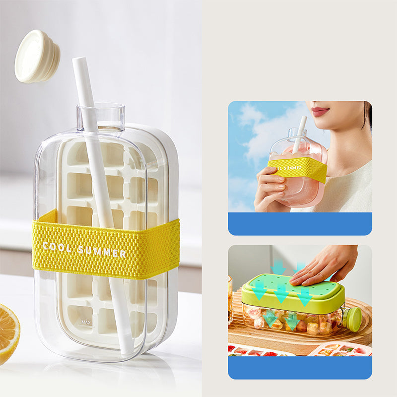 Press-To-Cold Eiswürfelform & Wasserkocher | 1+1 GRATIS