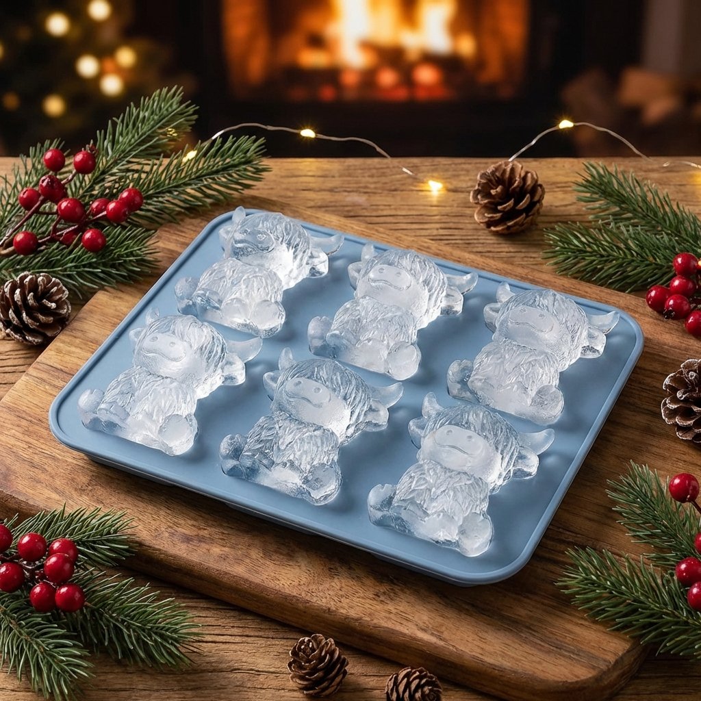 HighlandChill — Kuh Eiswürfel Form | 1+2 GRATIS