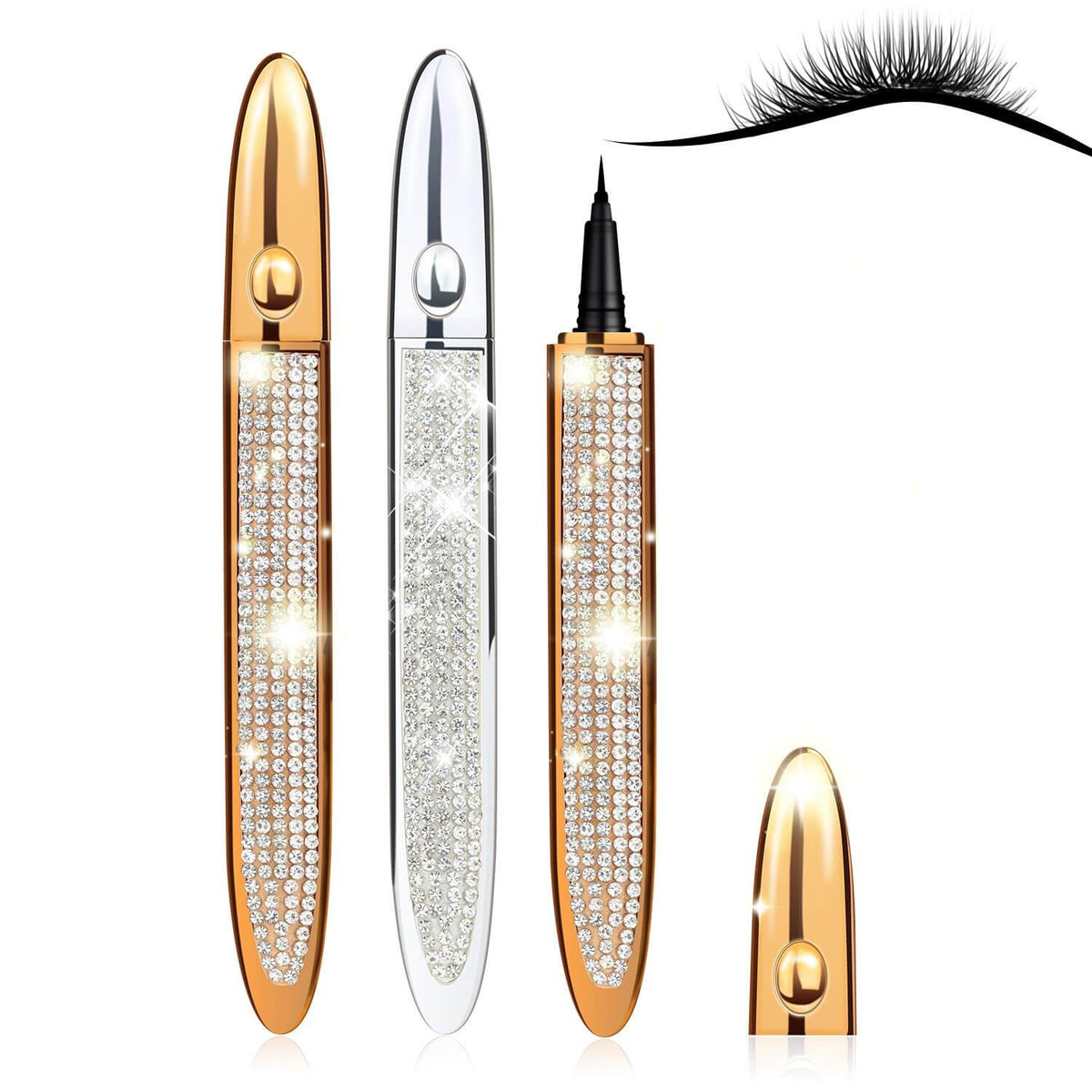 EyeFlex™ Selbstklebender Eyeliner-Stift - Kein Kleber oder Magnete erforderlich! (1+1 GRATIS)