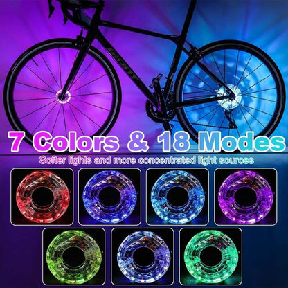 GlowWheel – Bewegungs-Fahrradlicht | 1+1 GRATIS