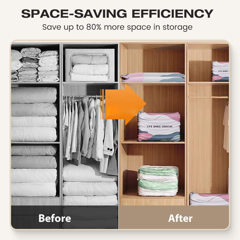 SpaceSaver — Vakuum-Aufbewahrungsbeutel | 1+1 GRATIS