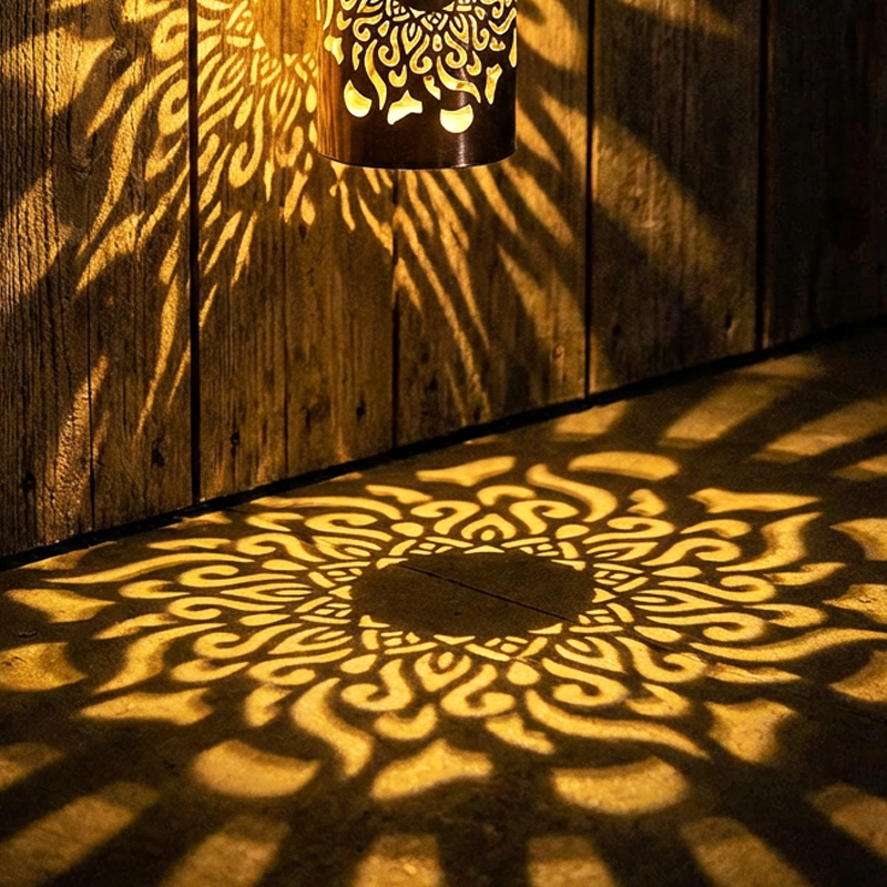LumaHalo — Mandala Solarleuchte Außen | 1+1 GRATIS