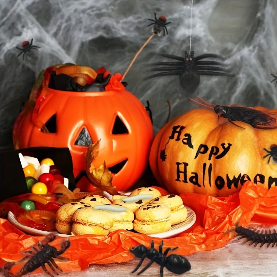 Fake Kakerlaken Deko Halloween | 50-teiliges Set, Wiederverwendbar | Realistische Scherzartikel für Partys & Streiche