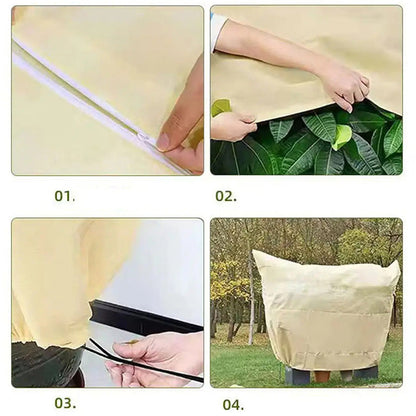 FrostLeaf – Pflanzenschutz-Kordelbeutel | 1+1 GRATIS