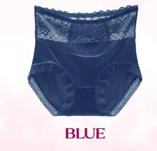 LaceComfort – Damen Spitzen-Slips mit Hohem Bund | 1+1 GRATIS