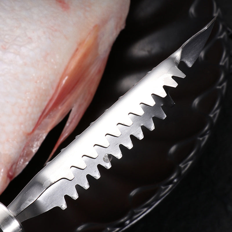 ChefMate – Edelstahl Fischschupper Set | 1+2 GRATIS
