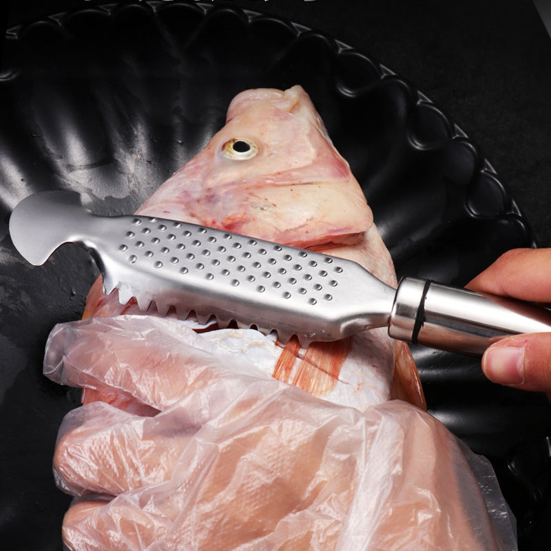 ChefMate – Edelstahl Fischschupper Set | 1+2 GRATIS