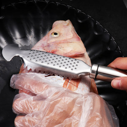 ChefMate – Edelstahl Fischschupper Set | 1+2 GRATIS